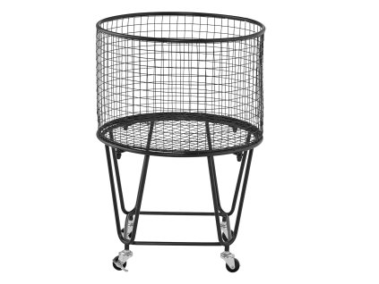 Vozík na prádlo a nákup 360° kolieska, 27 KG nosnosť, uhlíková oceľ