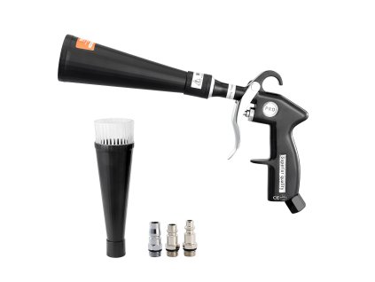 Pneumatická čistiaca pištoľ 6-9.2 bar, 2 trysky, 360° otočná, 1/4 NPT