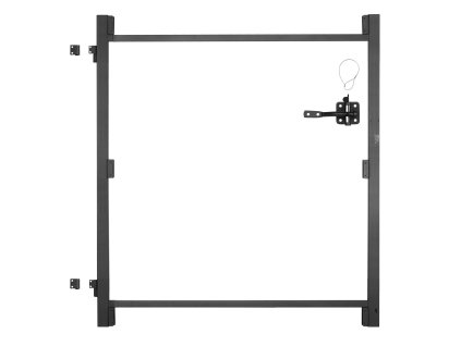 Súprava na bránu nastaviteľná 40–72 in šírka 4–5 ft výška s zámkom