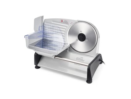 Elektrický krájač na mäso 200 W, 190 mm čepeľ, 70–100 rpm, 0–15 mm