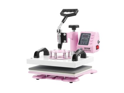 Lis na tepelnú potlač 30.5×25.4 cm 2 v 1 s adaptérom na čiapky ružový