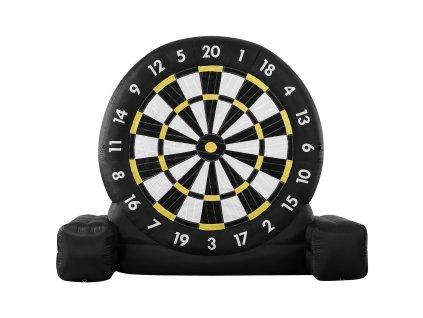 Nafukovací futbalový terč viac ako 10 ft vysoký, 9 lôpt, pumpa 2 min.