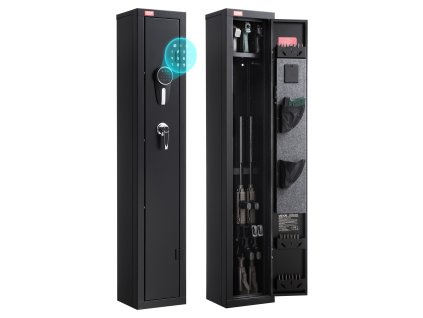 Skriňa na dlhé zbrane, oceľová, požiaruvzdorná, digitálny zámok