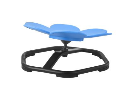 Otočný detský sedák tvar kvetu, 220 lbs, protisklzová kovová základňa