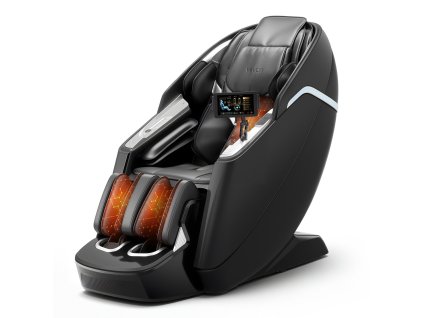 Masážne kreslo 4D+3D, sl dráha, el. opierka nôh, airbagy, vyhrievanie