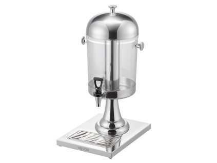 Nádoba na nápoje 8L nerez/plast s kohútikom a komorou na ľad