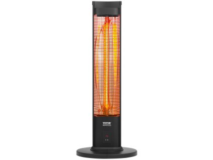 Infračervený ohrievač 2000W diaľk. ovl./3 stup./čas./ochr. proti pádu