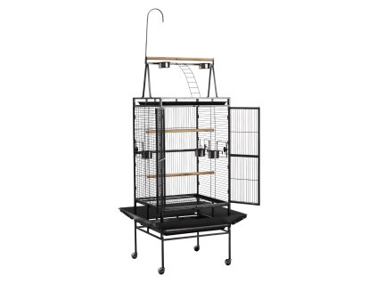 Klietka pre papagáje 830×790×2100 mm, kovová, výsuvná tácka, bidlá