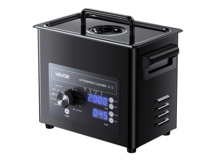 Ultrazvuková čistička 3L nerez, ovládanie gombíkom, s košíkom a guľou