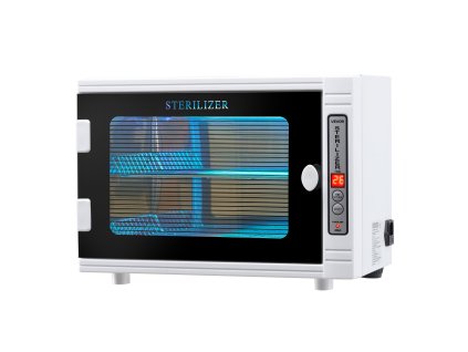 Čistič nástrojov na nechty 12L s časovačom, kalené sklo, 185nm