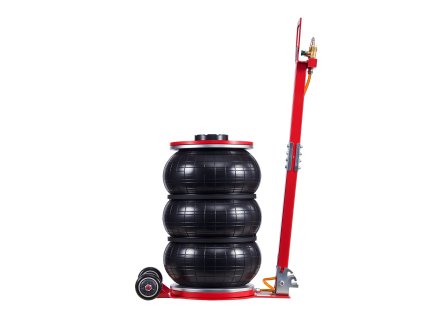 Pneumatický vakový zdvihák 5 t, zdvih 464 mm, 4–10 s 6 oceľových rúrok