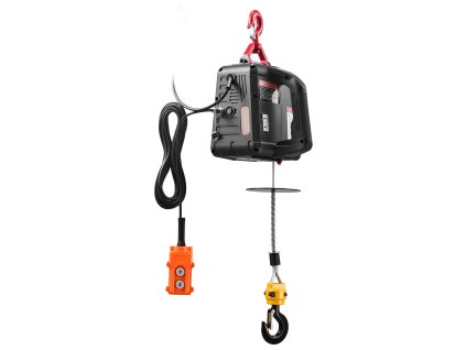 Elektrický navijak 500 kg, 1500 W, zdvih 7,6 m, 5 m/min, 2v1