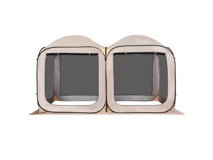 Sieťový stan 2 v 1, 3660×1825×2200 mm, prenosný, so sieťou a s kolíkmi