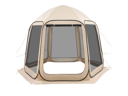 Sieťový záhradný stan 3030×2650×2300 mm, pre 4–8 osôb, s kolíkmi