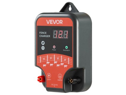 Elektrický impulzný ohradník 10kV 3J ac/dc s led indikátorom 3 km