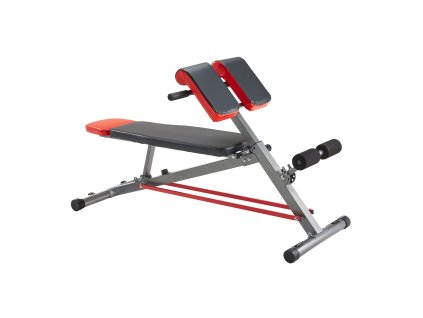 Multifunkčná lavička s hyperextenziou, nastaviteľná, nosnosť 660 lbs