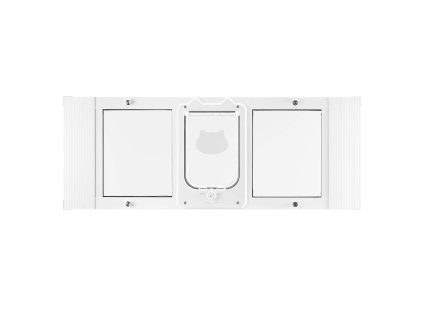 Okenné dvierka pre mačky, nastaviteľné 889-1016 mm, 4 režimy zámku