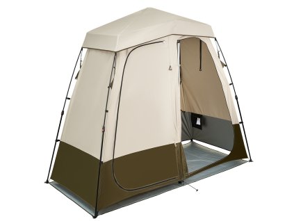 Sprchovací stan 2-priestorový 150d oxford skladací s kolíkmi a tyčou