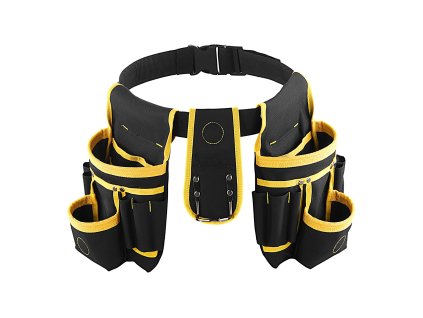 Opasok na náradie s magnetickým vreckom, 28 vreciek, pás 78.7-121.9 cm