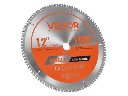 Pilový kotúč 305 mm, 100 zubov, 25,4 mm stopka, na kov, odvetranie