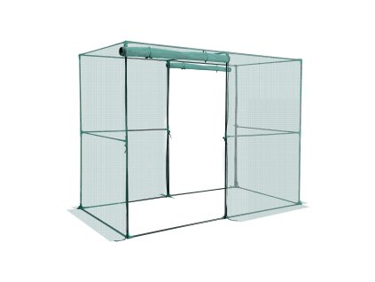 Ochranný stan na rastliny 2,39×1,2×1,8 m so zipsom, vetruvzdorný