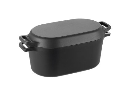 Smaltovaný liatinový holandský hrniec 3.3L s pokrievkou do 260 ℃