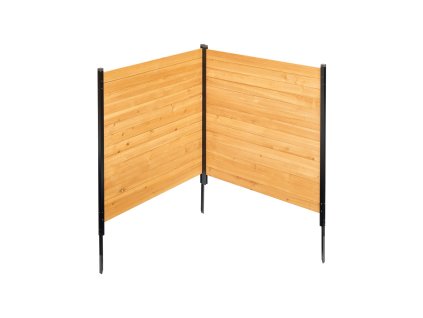 Drevené panely na klimatizáciu, 2 ks, 38"×42", s kovovými kolíkmi