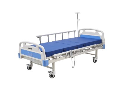 Elektrická nemocničná posteľ, 3 funkcie, 127mm kolieska, nosnosť 250kg