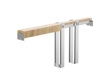 Sada rámu pre vreckové dvere 610-762mm×2032mm, s tlmeným dovieraním