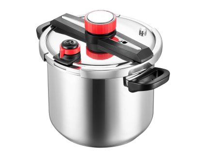 Tlakový hrniec 11.3L nerez s tvrdeným sklom, rošt, 3 tlaky, 100 kPa
