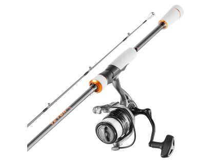 Prút s navijakom 2.13m (2-dielny) im7 karbón, 7+1 ložísk, eva