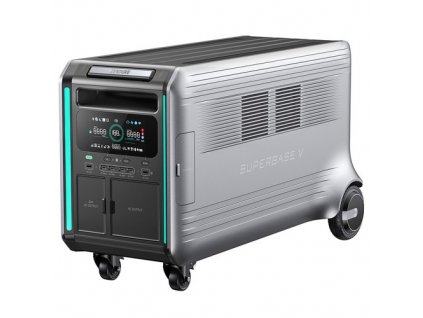 ZENDURE SuperBase V4600 Portable Power Station, 4608Wh LiFePO4 Battery, 3800 AC Output, Expandable to 46080Wh, 120V/240V Dual Voltage, 16 Outputs, 3000W Solar Input, APP Control