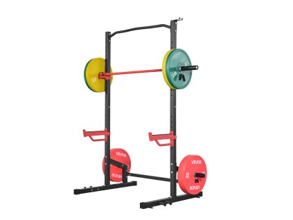 Stojan na drepy a bench, hrazda, 4 uchyty na gumy, nastavitelne j-haky