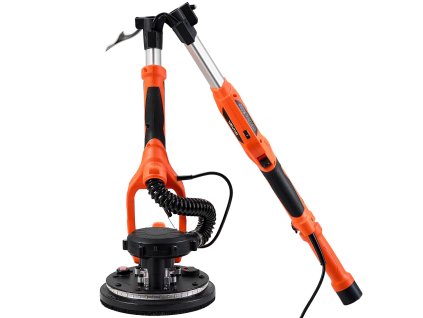 Elektrická brúska na sadrokartón 1150W 800-1700 RPM, odsávanie, 15 ks