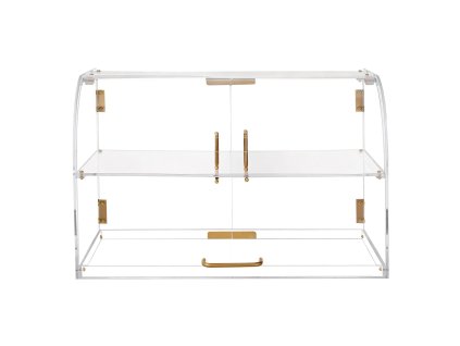 2-poschodový akrylový box na pečivo 558×355×355 mm magnetické dvere