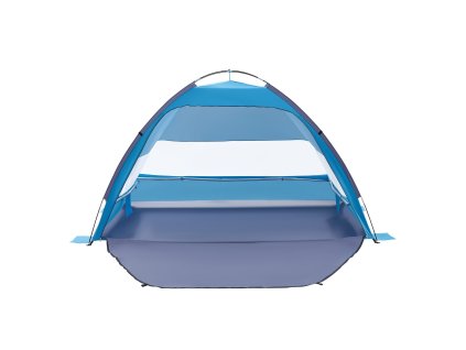 Plážový stan pre 4 osoby, UPF 50+, prenosný s vreckami na piesok