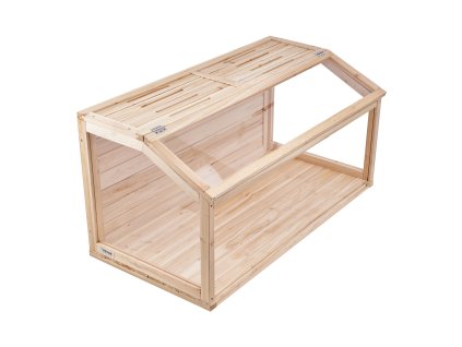 Drevená klietka pre hlodavce 270° výhľad 32×16×16 in otvárací vrch