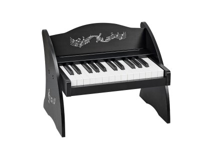 Detské pianíno 25 klávesov, drevené, reálny zvuk, duálne napájanie