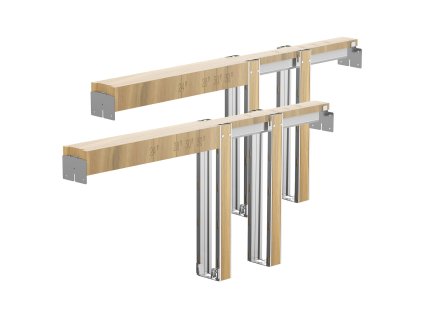 Sada rámu pre skryté posuvné dvere 1219–1829×2032 mm, tlmenie