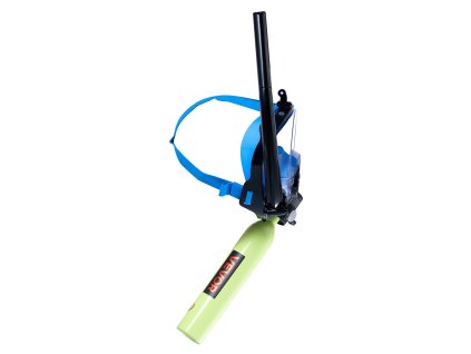 Mini potápačská fľaša 0.5L s maskou a pumpou, núdzová 10 min