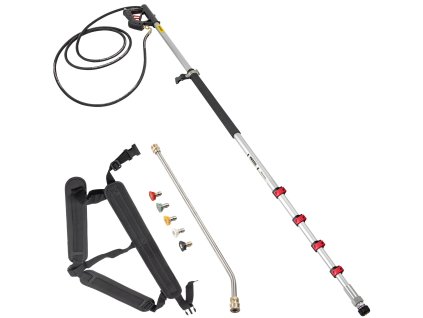 Teleskopická tyč na vysokotlakový čistič 609.6 cm, 5 sekcií, 4000 psi