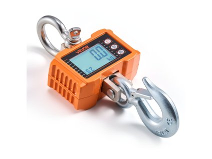 Digitálna závesná váha 2000 kg/4400 lb, deliteľnosť 500 g, lcd