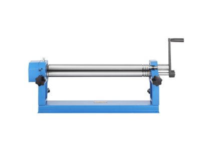 Valcovačka na plech 610 mm, 2 odnímateľné valce, na oceľ, meď, hliník