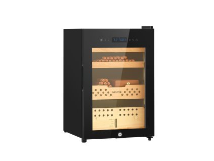 Elektrický humidor 60 l, 350 ks, kompresor, regulácia vlhkosti