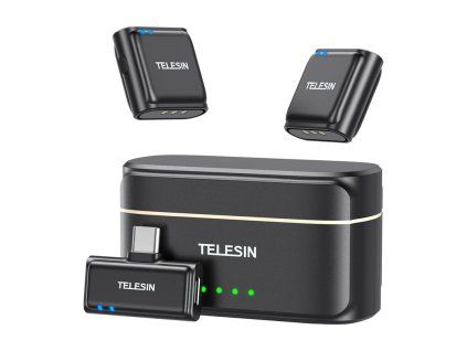 219980 bezdrotovy mikrofon telesin powerbanka pre telefony usb c