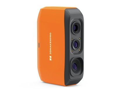 3DMakerpro Fox 3D Scanner, AI Visual Tracking, 0.07mm Accuracy, 0.10mm Resolution, NIR Light Source, Marker-Free Scanning, 10fps Frame Rate, Compatible with Windows/macOS/Android/iOS