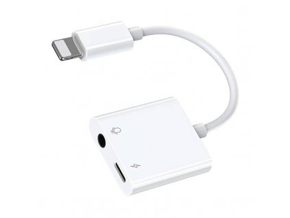 Audio adaptér Lightning / 3,5mm Joyroom S - Y105 (bílý)