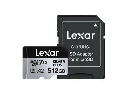 230825 karta pamate lexar high performance silver plus microsdxc 512gb adapter
