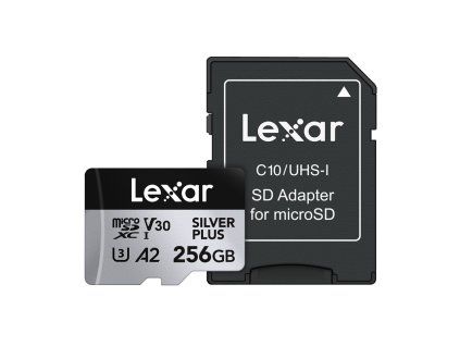 231812 karta pamate lexar high performance silver plus microsdxc 256gb adapter