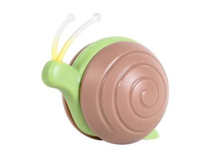126094 1 interaktivna hracka pre macky cheerble wicked snail hneda